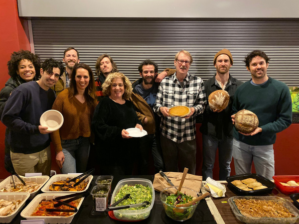 Photo Flash: OKLAHOMA! Celebrates Thanksgiving With a Potluck With Ben Stiller and His Daughter, Ella Image