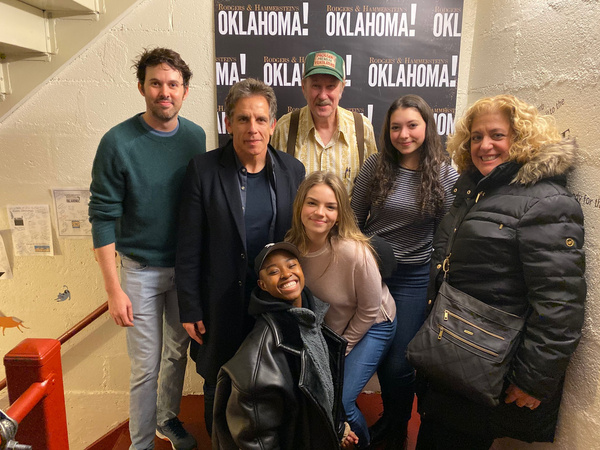 Photo Flash: OKLAHOMA! Celebrates Thanksgiving With a Potluck With Ben Stiller and His Daughter, Ella Image