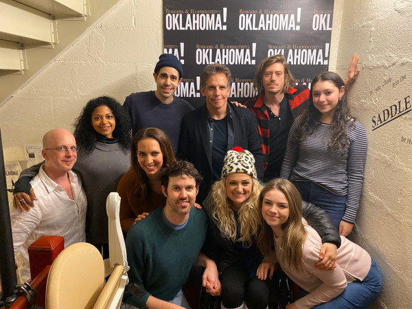 Photo Flash: OKLAHOMA! Celebrates Thanksgiving With a Potluck With Ben Stiller and His Daughter, Ella Image