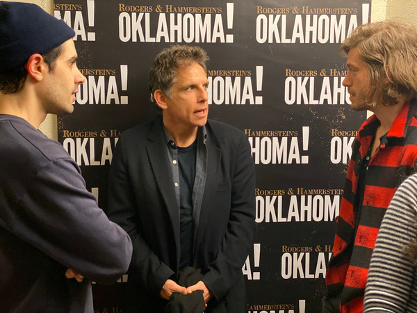 Photo Flash: OKLAHOMA! Celebrates Thanksgiving With a Potluck With Ben Stiller and His Daughter, Ella Image