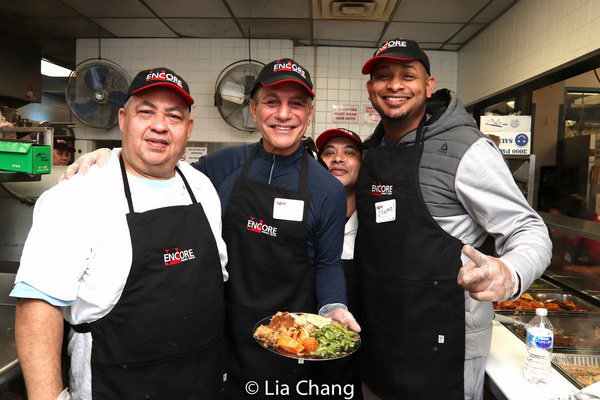 Photo Flash: Tony Danza Spends Thanksgiving Day With Encore Seniors At St. Malachy's Image