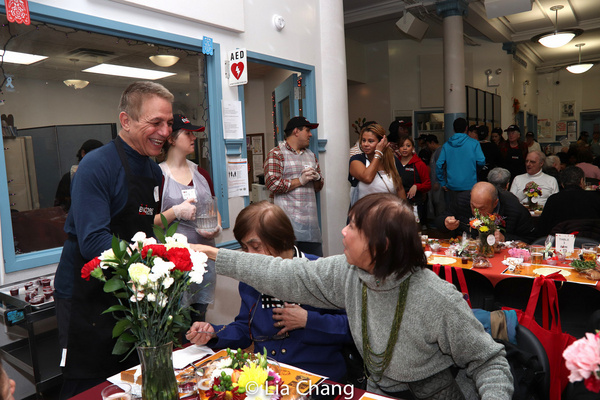 Photo Flash: Tony Danza Spends Thanksgiving Day With Encore Seniors At St. Malachy's 