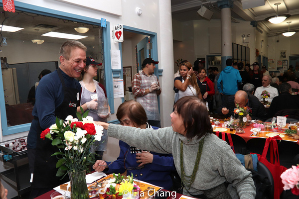 Photo Flash: Tony Danza Spends Thanksgiving Day With Encore Seniors At St. Malachy's Image