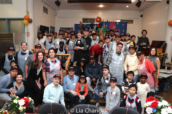 Photo Flash: Tony Danza Spends Thanksgiving Day With Encore Seniors At St. Malachy's 