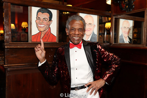 Andre De Shields with his Sardi''s caricature Photo