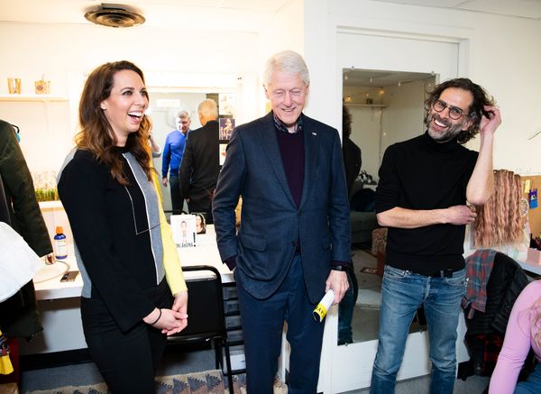 Mallory Portnoy, Bill Clinton, Daniel Fish Photo