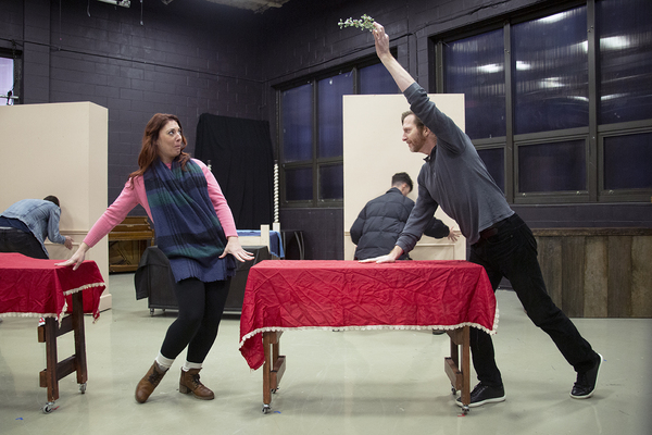 Photo Flash: In Rehearsal With Titan Theatre Company's A CHRISTMAS CAROL Image