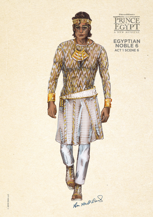Photo Flash: Get a Look at Costume Sketches From THE PRINCE OF EGYPT Image