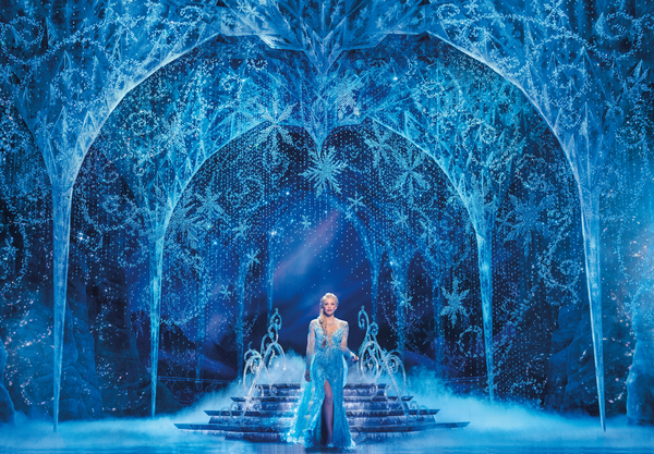 Caroline Bowman as Elsa in Frozen North American Tour - photo by Deen van Meer Photo
