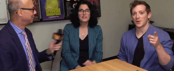 BWW Exclusive: SPONGEBOB'S Ethan Slater and Tina Landau Tease Why Saturday Will Be Nickelodeon's Best Day Ever! 