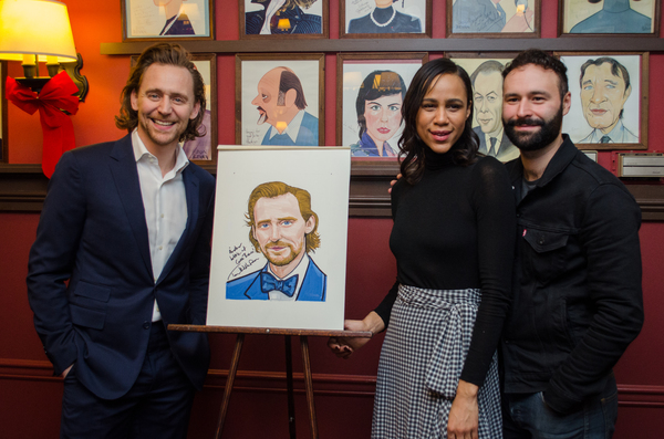 Photo Coverage: Tom Hiddleston Receives Portrait at Sardi's Image