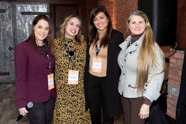 Michelle Fine-Smith (Variety), Amanda Fraga (Live Nation), Lina Caceres (Latin World  Photo