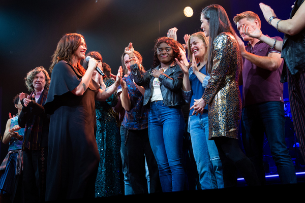 Alanis Morissette, Diane Paulus, and the cast of JAGGED LITTLE PILL Photo
