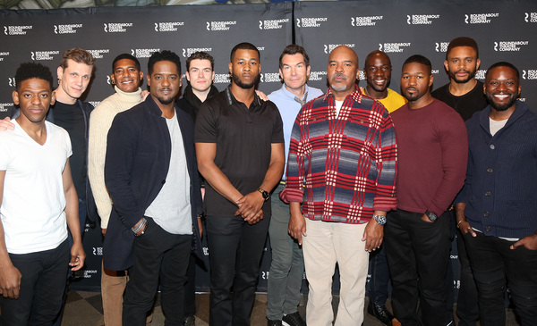 Jerry O'Connell, Blair Underwood, David Alan Grier and Nnamdi Asomugha pose with the  Photo