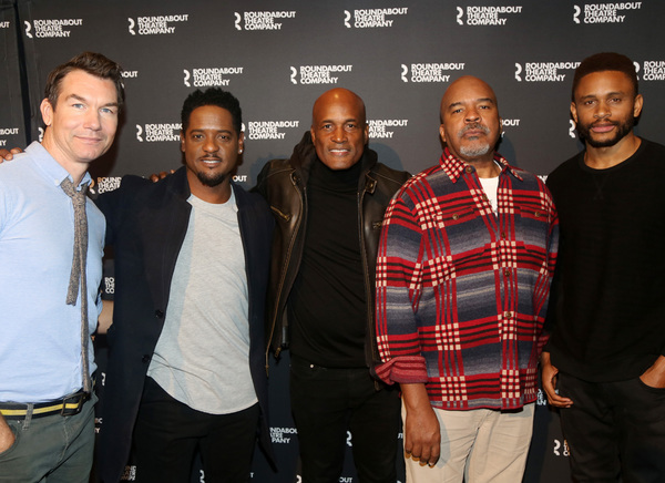 Jerry O'Connell, Blair Underwood, Director Kenny Leon, David Alan Grier and Nnamdi As Photo