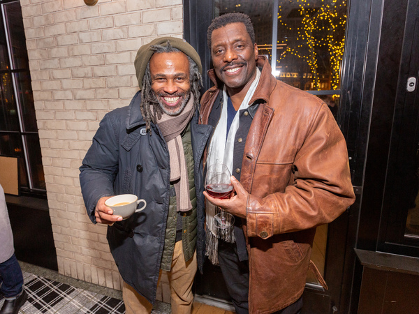 Marcel Wilks and Eamonn Walker  Photo