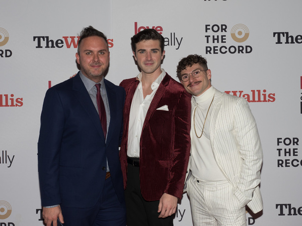 Edward Allen and John Battagliese with Music Director Jesse Vargas Photo