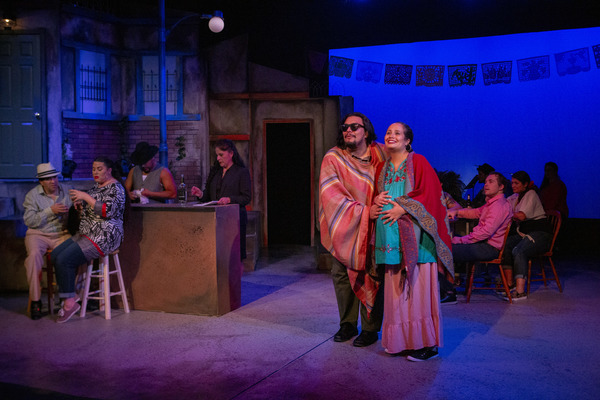 Andrew Aaron Valdez*, Christina Patterson, and the ensemble of A Xmas Cuento Remix Photo
