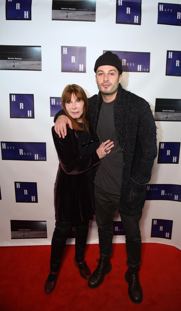 Lee Grant and artist Jason Bard Yarmosky attend the Hope Runs High opening night party for Film Forum?s LEE GRANT: ACTOR. FILMMAKER series.