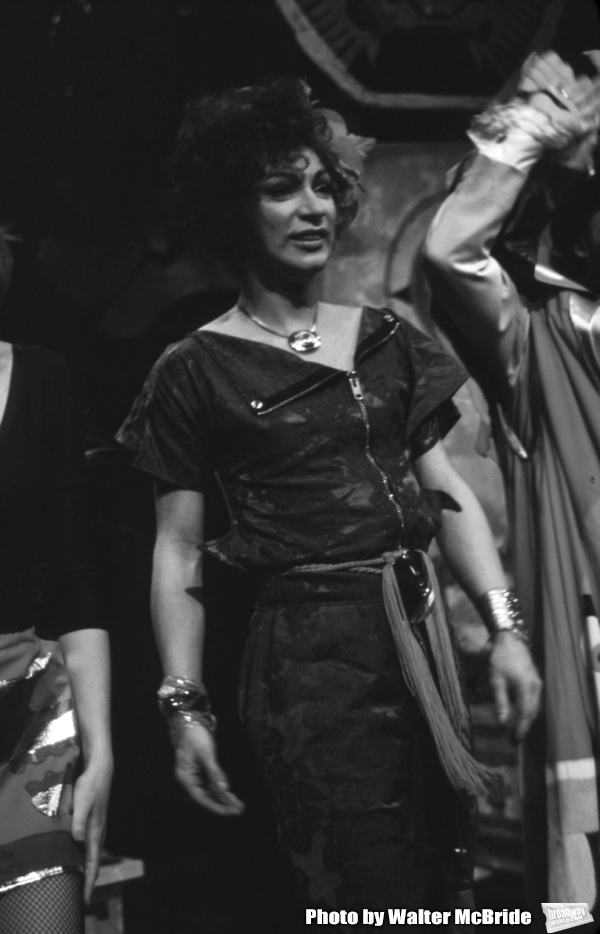Holly Woodlawn performing in the Off Broadway Show 'THE GAME SHOW' on May 1, 1982 in  Photo
