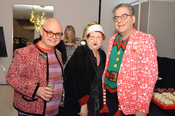 Mickey Boardman,  Lynn Yaeger, and Michael Musto  Photo