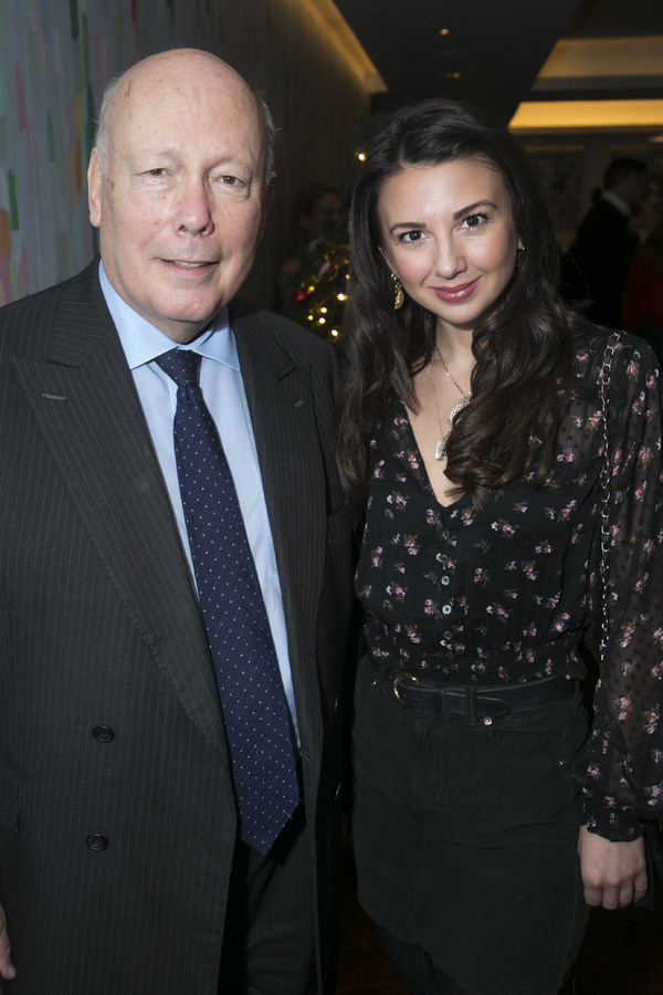 Julian Fellowes and Zizi Stallen Photo