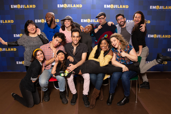 Photo Flash: First Look at EMOJILAND Rehearsal Photos with Lesli Margherita, Josh Lamon and More  Image