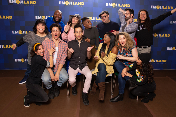Photo Flash: First Look at EMOJILAND Rehearsal Photos with Lesli Margherita, Josh Lamon and More Image