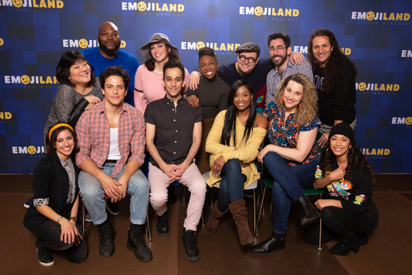 Photo Flash: First Look at EMOJILAND Rehearsal Photos with Lesli Margherita, Josh Lamon and More Image