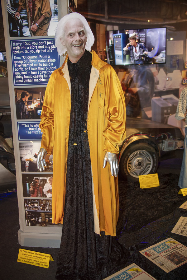 Rain Slicker worn by Christopher Lloyd in Back to the Future Photo