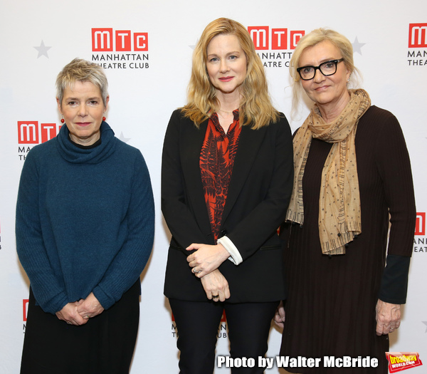 Rona Munro, Laura Linney and Elizabeth Strout  Photo