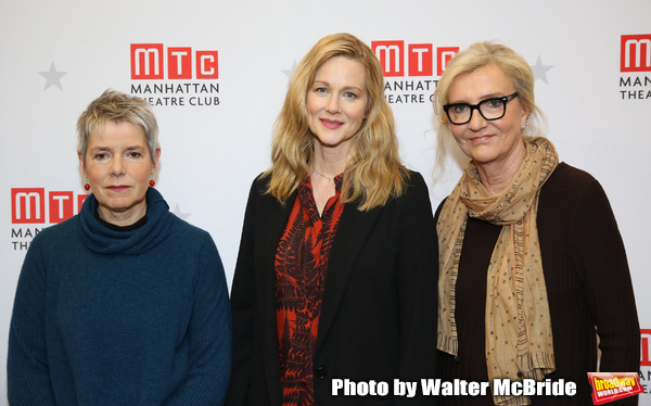 Rona Munro, Laura Linney and Elizabeth Strout  Photo