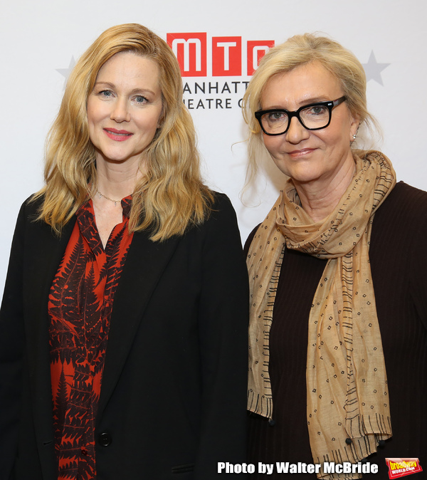 Laura Linney and Elizabeth Strout  Photo