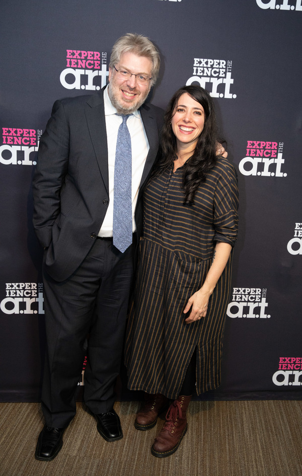 Dave Malloy (Music, Lyrics, Book, and Orchestrations) and Rachel Chavkin (Director/Co Photo