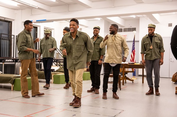 Photo Flash: Take a Look at Rehearsal Photos from Roundabout's A SOLDIER'S PLAY Image