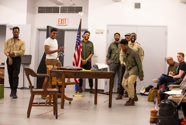 Photo Flash: Take a Look at Rehearsal Photos from Roundabout's A SOLDIER'S PLAY Image