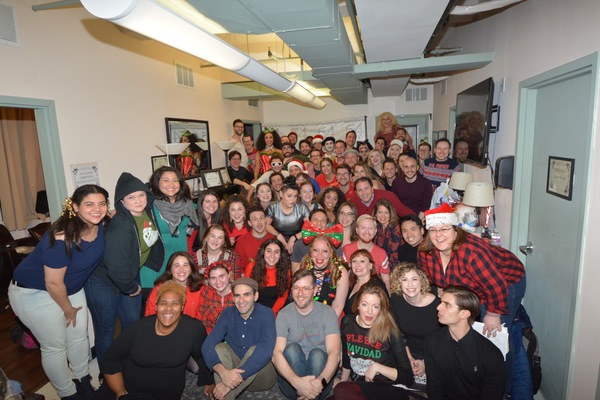 The Cast and Crew of The 12th Annual Joe Iconis Christmas Extravaganza that includes  Photo