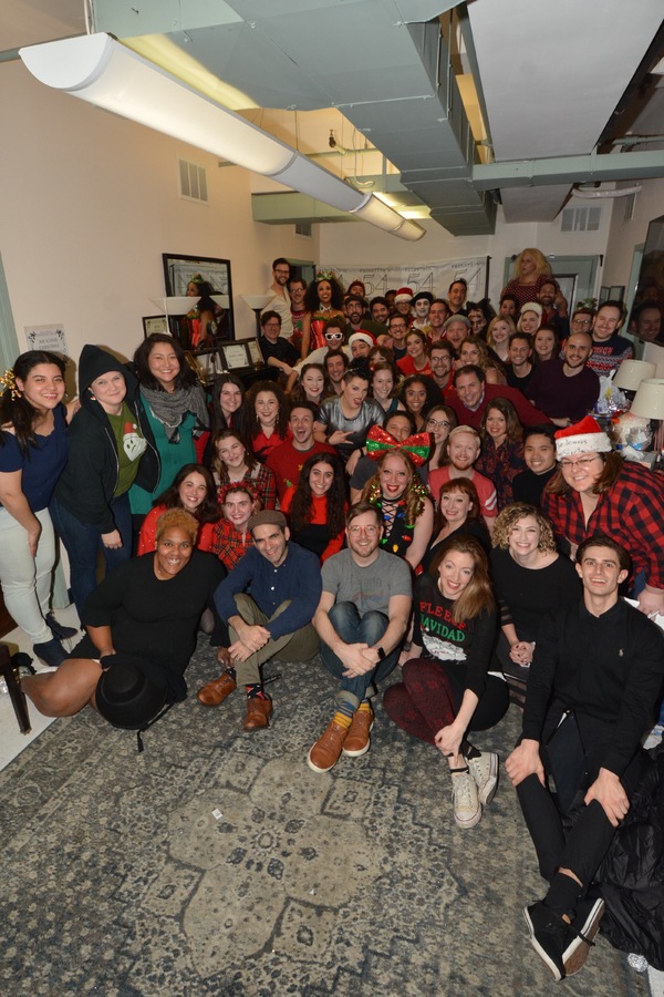 The Cast and Crew of The 12th Annual Joe Iconis Christmas Extravaganza that includes  Photo