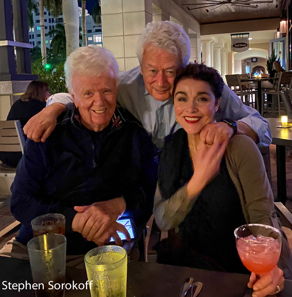 Dick Robinson, Legends Radio, Stephen Sorokoff, Christine Andreas Photo