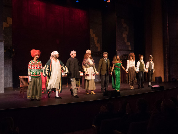 Photo Coverage: Curtain Call And Press Night Of The Troubies' A CHRISTMAS CAROLE KING Image