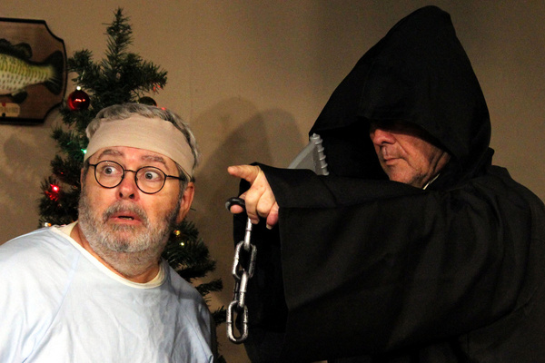 Photo Flash: A TWISTED CHRISTMAS CAROL Opens Upstairs at the Group Rep in the Lonny Chapman Theatre 