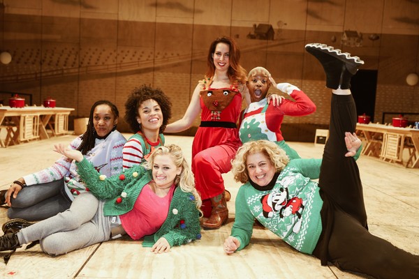 Photo Flash: The Cast of OKLAHOMA! Celebrates the Holidays in Festive Sweaters Image