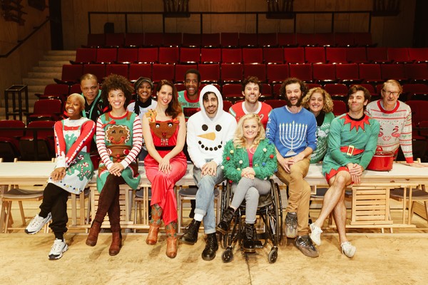 Photo Flash: The Cast of OKLAHOMA! Celebrates the Holidays in Festive Sweaters Image