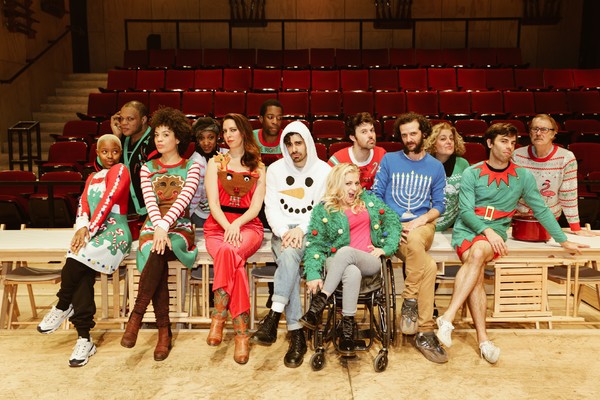 Photo Flash: The Cast of OKLAHOMA! Celebrates the Holidays in Festive Sweaters Image