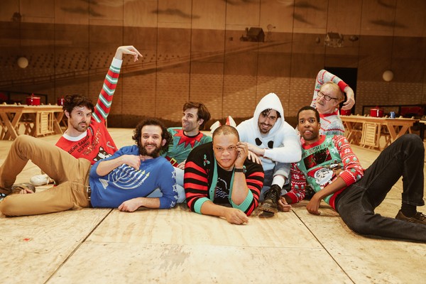 Photo Flash: The Cast of OKLAHOMA! Celebrates the Holidays in Festive Sweaters Image