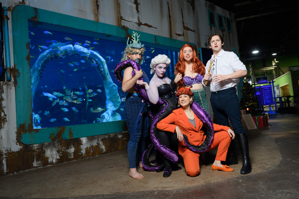 Photo Flash: The Cast of Birmingham Hippodromes UNFORTUNATE Goes Shark Diving at Bear Grylls Adventure 
