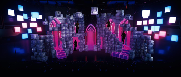 Photo Flash: Sneak Peak of EMOJILAND Scenic, Projection and Lighting Design Image