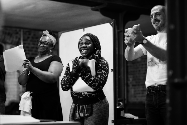 Photo Flash: Inside Rehearsal For ROMANTICS ANONYMOUS at Bristol Old Vic 