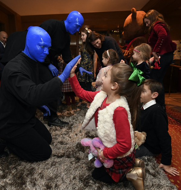 Photo Flash: It's A Blue Christmas In Boston With BLUE MAN GROUP 