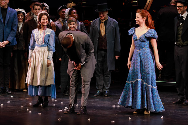 Ali Ewoldt, Gavin Lee, Sierra Boggess and company Photo